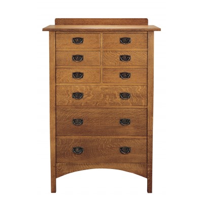 Harvey Ellis Nine-Drawer Chest