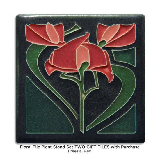 2025 Collector Series Floral Tile Plant Stand Set  AUTHORIZATION CODE 植栽立几組