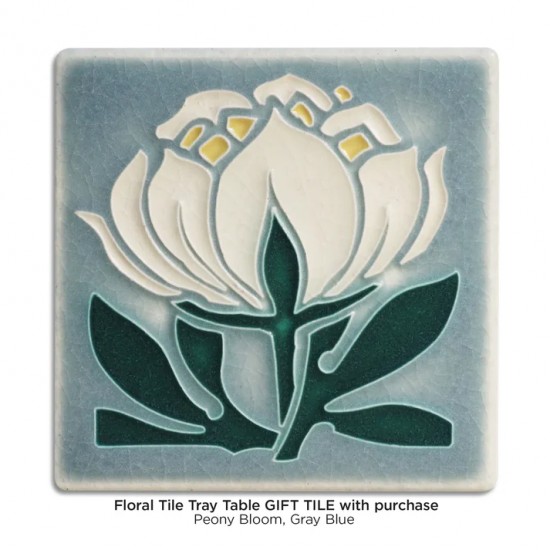 2025 Collector Series Floral Tile Tray Table AUTHORIZATION CODE 托盤桌
