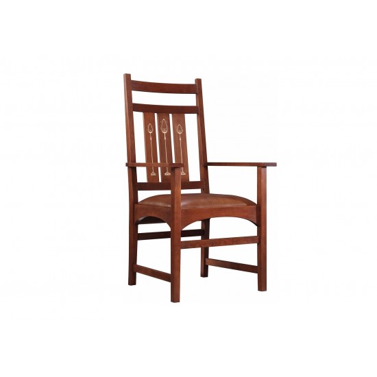 Harvey Ellis Arm Chair, with Inlay