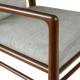 Martine Upholstered Back  Arm Chair   