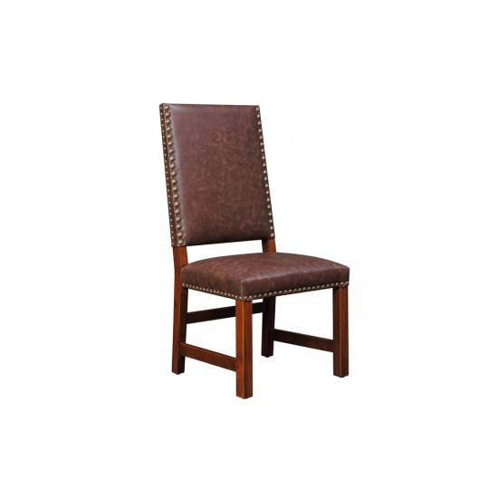Tall Back Upholstered Side Chair
