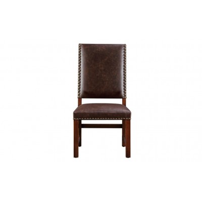 Tall Back Upholstered Side Chair
