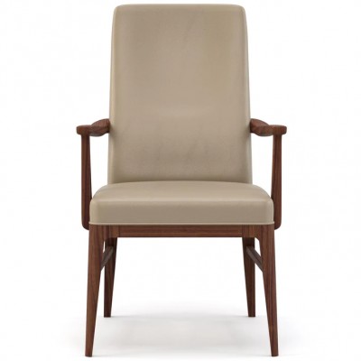 Walnut Grove Tall Upholstered Arm Chair