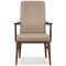 Walnut Grove Tall Upholstered Arm Chair
