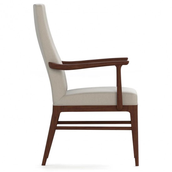 Walnut Grove Tall Upholstered Arm Chair