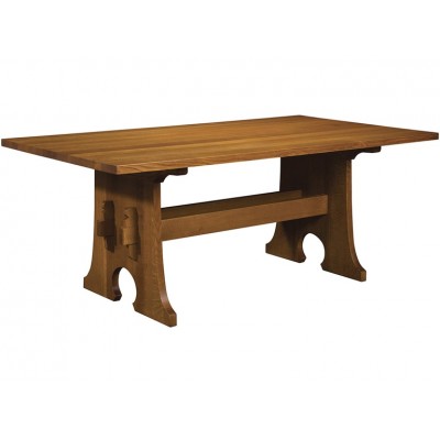 Keyhole Trestle Table 