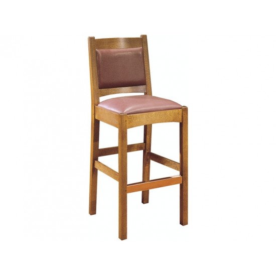 Leather Back Counter Stool