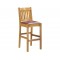 Slat Back Bar Stool 