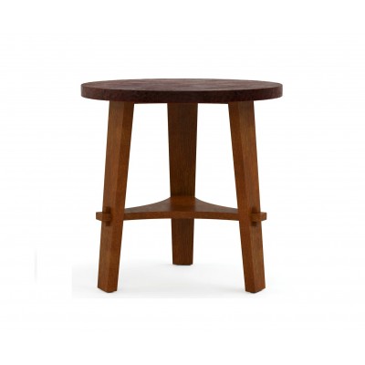 Copper-Top Side Table