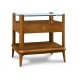 Martine Glass-Top End Table  