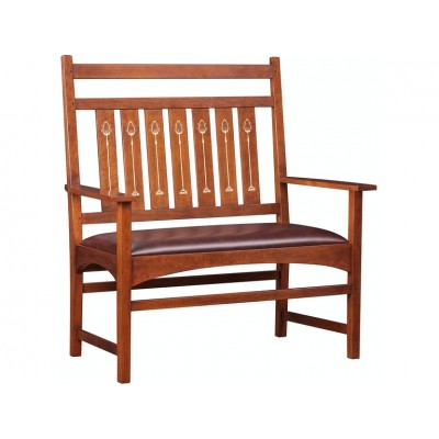 Harvey Ellis Settee, with Inlay