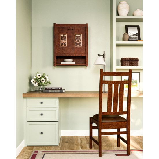 Mission Rose Wall Cabinet
