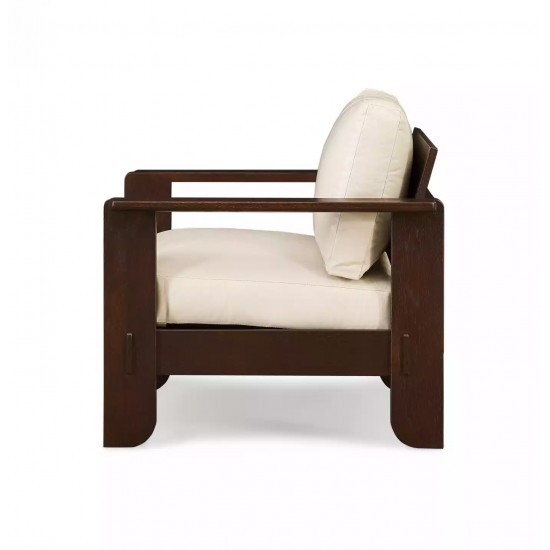 Dearborn Wood-Frame  Lounge Chair