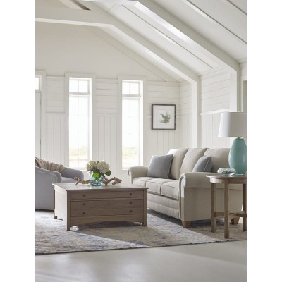 Harvey Ellis Square Storage Cocktail Table 