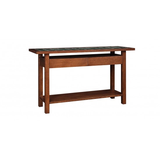 Mission Tile Top Console Table