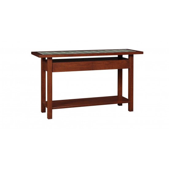 Mission Tile Top Console Table