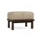 Hudson Valley Wood-Frame Ottoman 