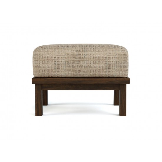 Hudson Valley Wood-Frame Ottoman