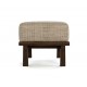 Hudson Valley Wood-Frame Ottoman