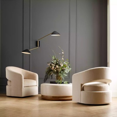 Winona Round Ottoman