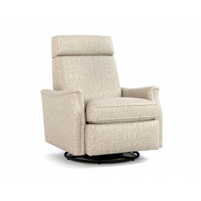 Laurel Saddle-Arm Swivel Recliner