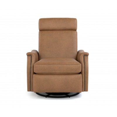 Laurel Saddle-Arm Swivel Recliner