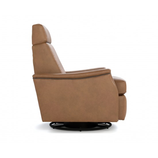 Laurel Saddle-Arm Swivel Recliner