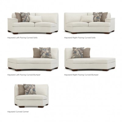 Hayward Small Curved Sectional  