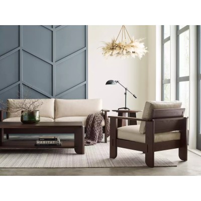 Dearborn Wood-Frame Sofa