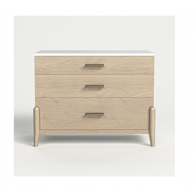 Lucerne 3-Drawer Nightstand