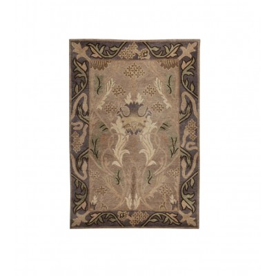 English Garden Rug, Silver