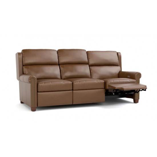 Woodlands Small Roll Arm Motion Sofa with nails