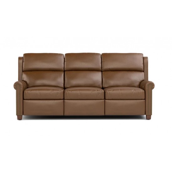 Woodlands Small Roll Arm Motion Sofa with nails