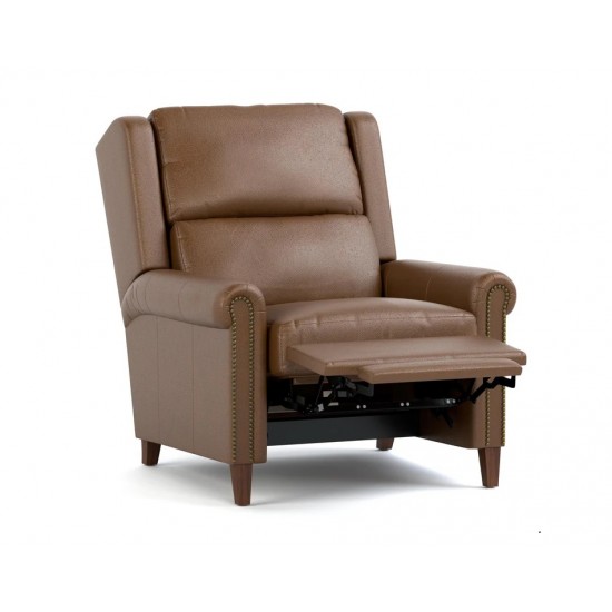 Woodlands Small Roll Arm Recliner with Nails 躺椅