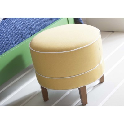 Nassau Round Ottomans