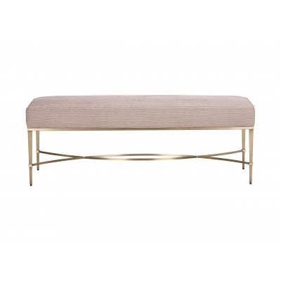 Sidney Upholstered Metal Bench