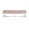 Sidney Upholstered Metal Bench