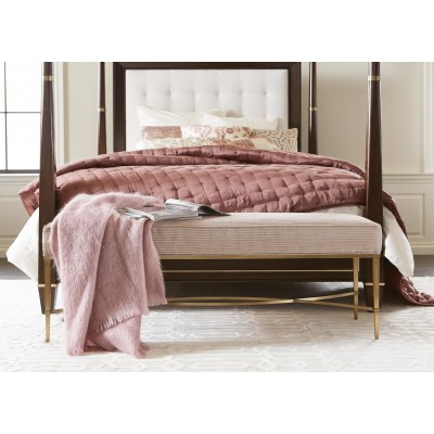 Sidney Upholstered Metal Bench