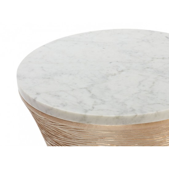 Colmar Marble-Top Accent Table