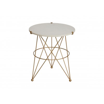 Estella Marble-Top Accent Table