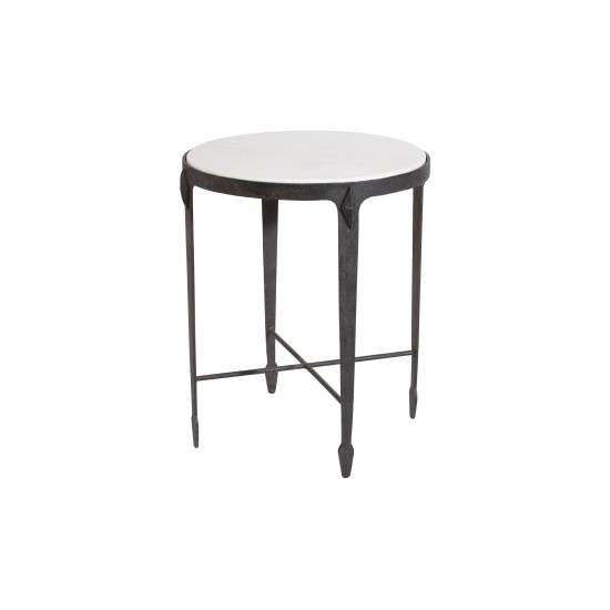 Jaca Marble Top Accent Table