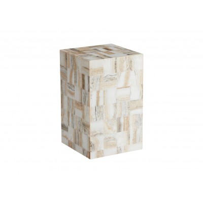 Rakin Onyx Square Stool