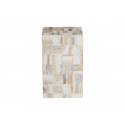 Rakin Onyx Square Stool