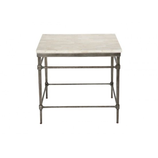 Vida Stone-Top End Table