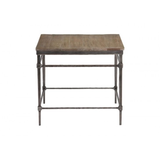 Vida Wood-Top End Table