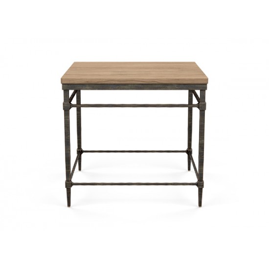 Vida Wood-Top End Table