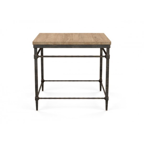 Vida Wood-Top End Table