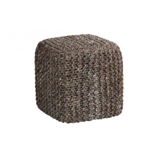 Thea Wool Pouf