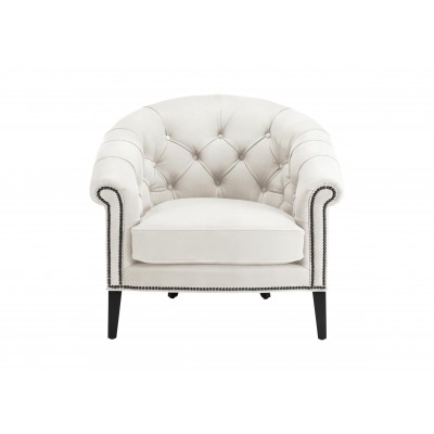 Clyde Leather Barrel Chair